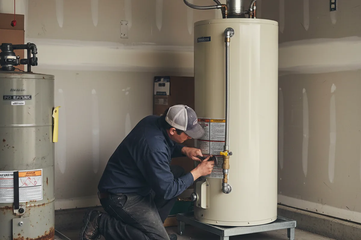 Water heater and shutoff valve replacement in Montrose
